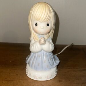 Precious Moments Praying Girl Night Light, 1990